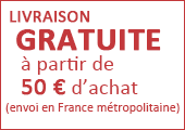 Livraison gratuite à partir de 50 euros d'achat