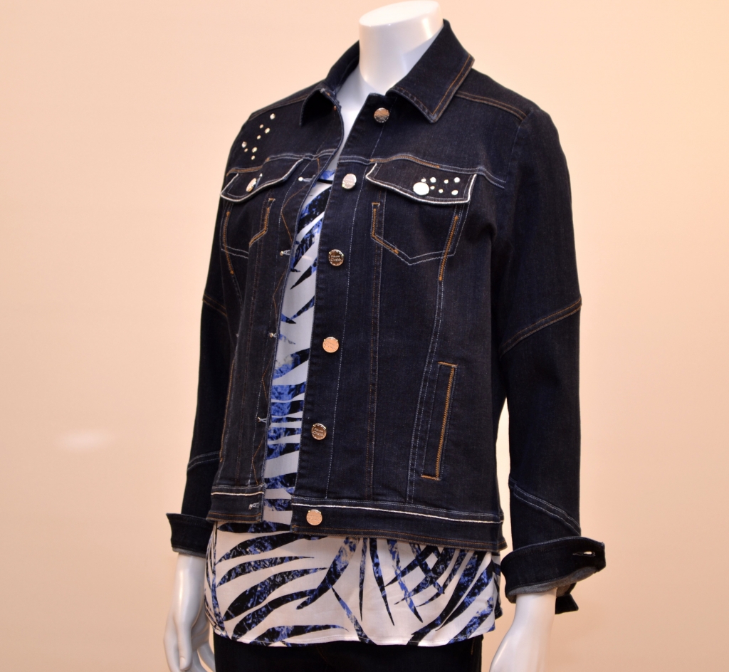 Blouson PAUSE CAFE 001E23 Bleu PAUSE CAFE Vetements de marque mesvetementsdemarque