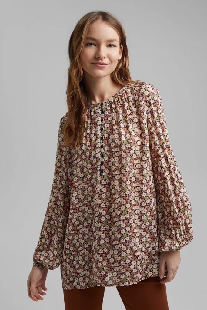 Blouse ESPRIT 021EE1F323 Navy 4 ESPRIT Vetements de marque mesvetementsdemarque