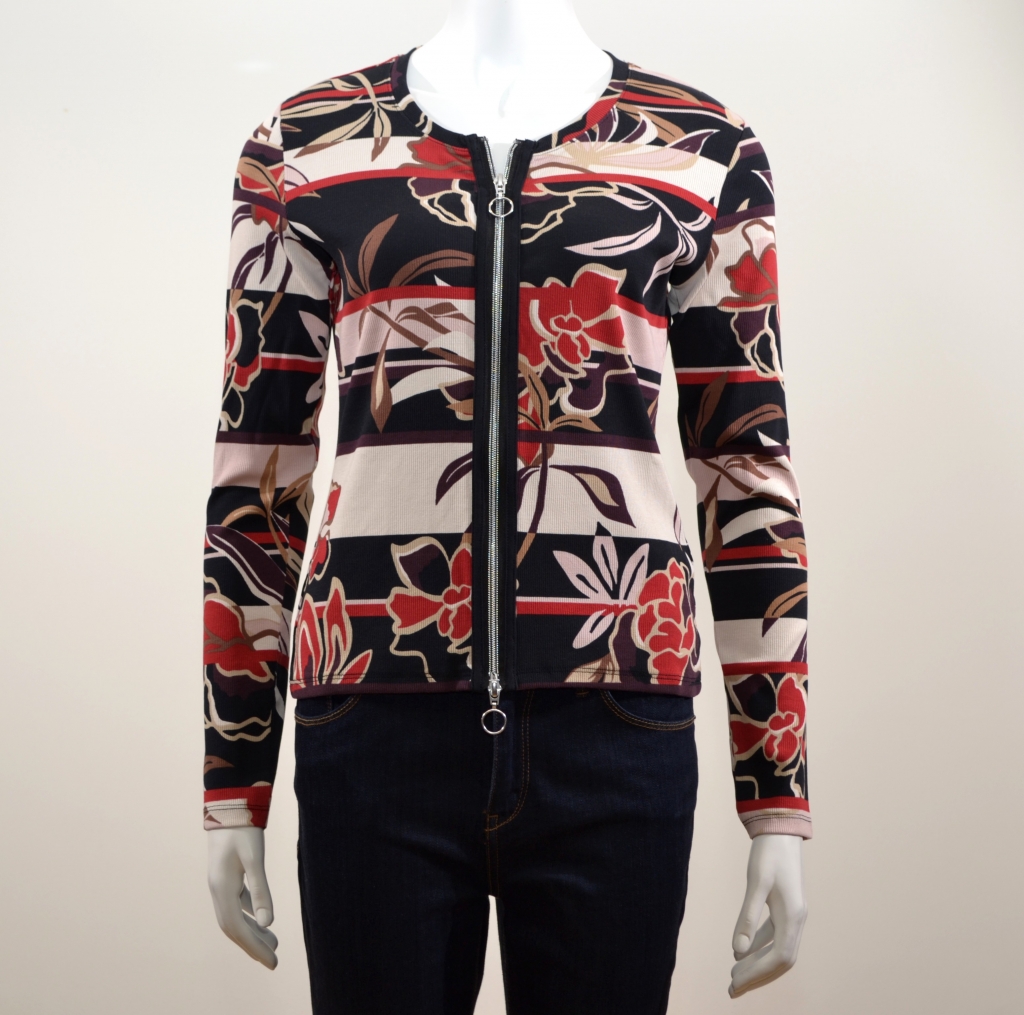 Gilet BETTY BARCLAY 2147 2762 Black red BETTY BARCLAY Vetements de marque mesvetementsdemarque