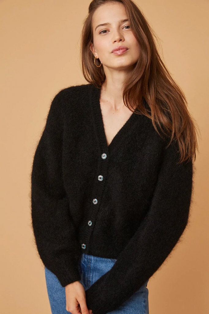 Gilet noir des online petits hauts