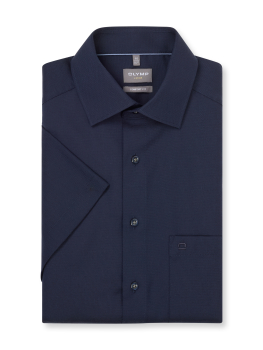 Chemisette OLYMP LUXOR COMFORT FIT NEW KENT FAUX UNI 1046/12 Marine
