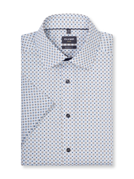 Chemisette OLYMP LUXOR MODERN FIT NEW KENT IMPRIME 1216/12 Blanc