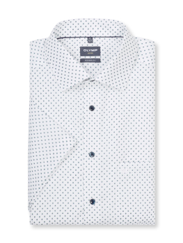 Chemisette OLYMP LUXOR MODERN FIT NEW KENT IMPRIME 1238/12 Blanc