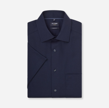 Chemisette OLYMP LUXOR MODERN FTI NEW KENT FAUX UNI 1246/12 Marine