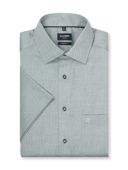 Chemisette OLYMP LUXOR MODERN FIT NEW KENT FAUX UNI 1246/12 Vert
