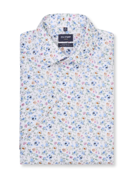 Chemisette OLYMP LUXOR MODERN FIT NEW KENT IMPRIME 1270/12 Blanc