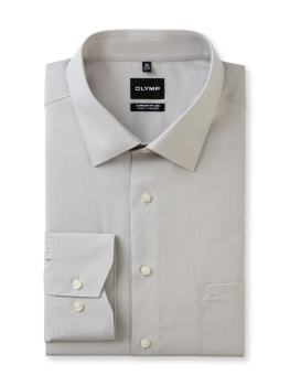 Chemise OLYMP LUXOR COMFORT FIT BIG NEW KENT UNI 1410/64 Gris argent
