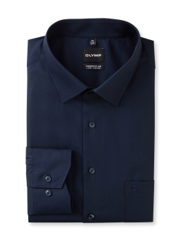 Chemise OLYMP LUXOR COMFORT FIT BIG NEW KENT UNI 1411/64 Cobalt