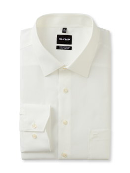 Chemise OLYMP LUXOR COMFORT FIT BIG NEW KENT UNI 1411/64 Beige