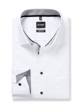 Chemise OLYMP LUXOR COMFORT FIT BIG NEW KENT UNI 1412/64 Antrhacite