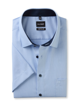 Chemisette OLYMP LUXOR COMFORT FIT BIG NEW KENT UNI NATE 1413/12 Bleu