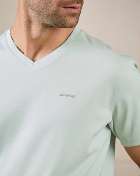 Tee shirt MISE AU 1TSHDORIAN Vert eau