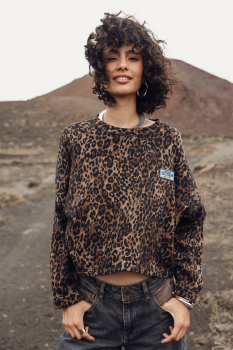Sweat FREEMAN T PORTER SHIVANI ROAR 26324001 Shaved chocolate
