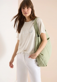 Tee shirt CECIL 324463 Macadamia beige