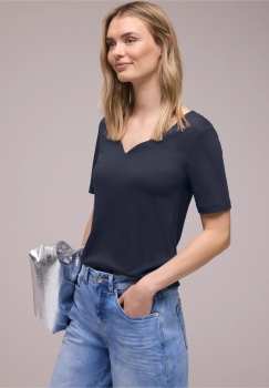 Tee shirt STREET ONE 324775 Shadowed navy