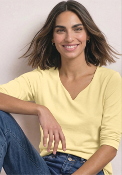 Tee shirt STREET ONE 326051 Sunbeam yellow