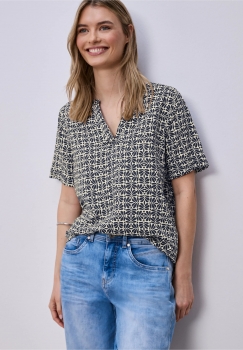 Blouse STREET ONE 346439 Shadowed navy