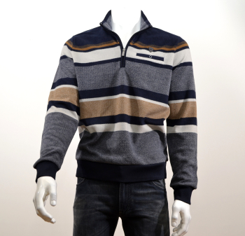 Sweat MONTE CARLO 56075 Marine mit braun