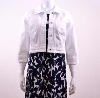 Blouson BETTY BARCLAY 4370/2208 White denim