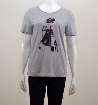 Tee shirt OUI 89481 Gris clair