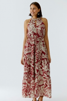 Robe OUI 97495 Rouge/blanc