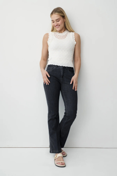 Jean ANNA MONTANA FINJA FLARED FIT BER 1297 Noir